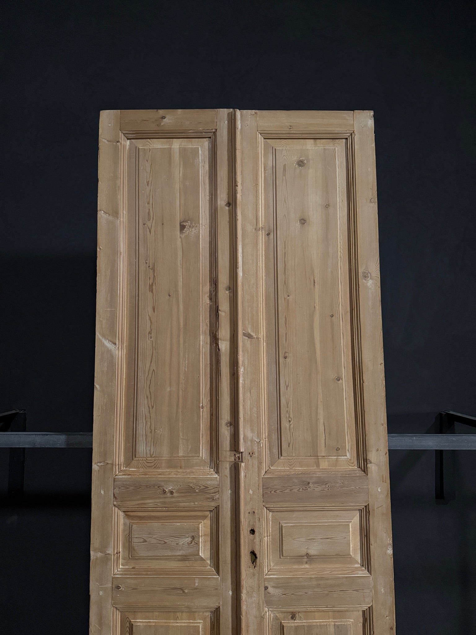 Antique Solid Double Doors - 43.25x110.5 - N325