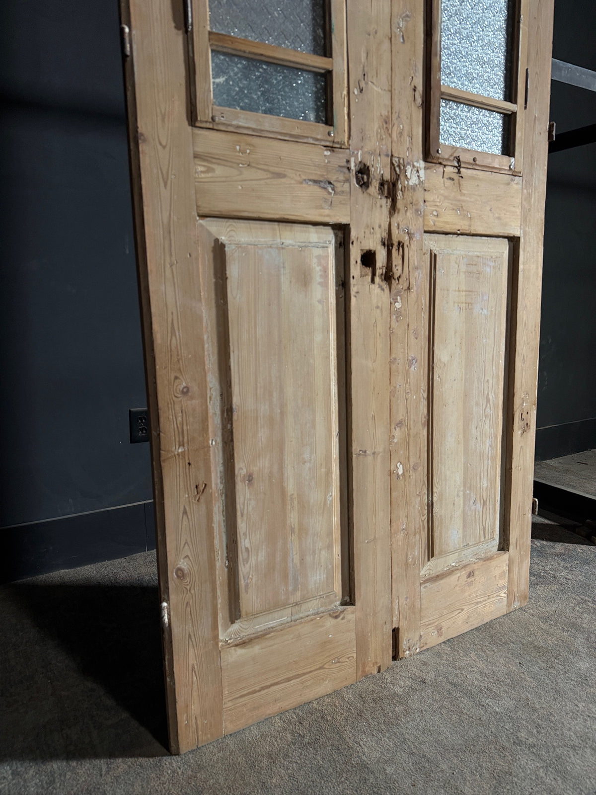 Antique Carved French Doors - 40.25x97.25 - N592