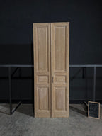 Antique 3 Panel Solid Double Doors - 39.75x106.5 - N348