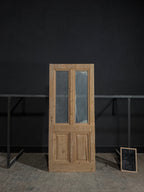 Antique Obscured Glass 2 Lite Single Door - 36.5x85 - N405
