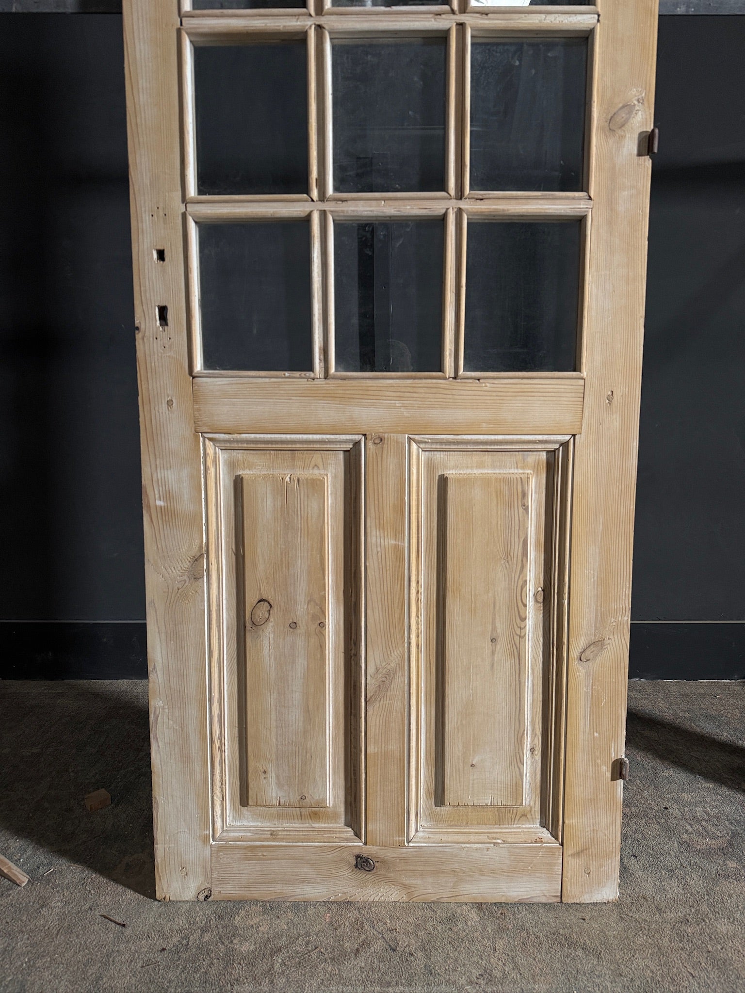 Antique Glass 15 Lite Single Door - 31.5x91.25 - N584