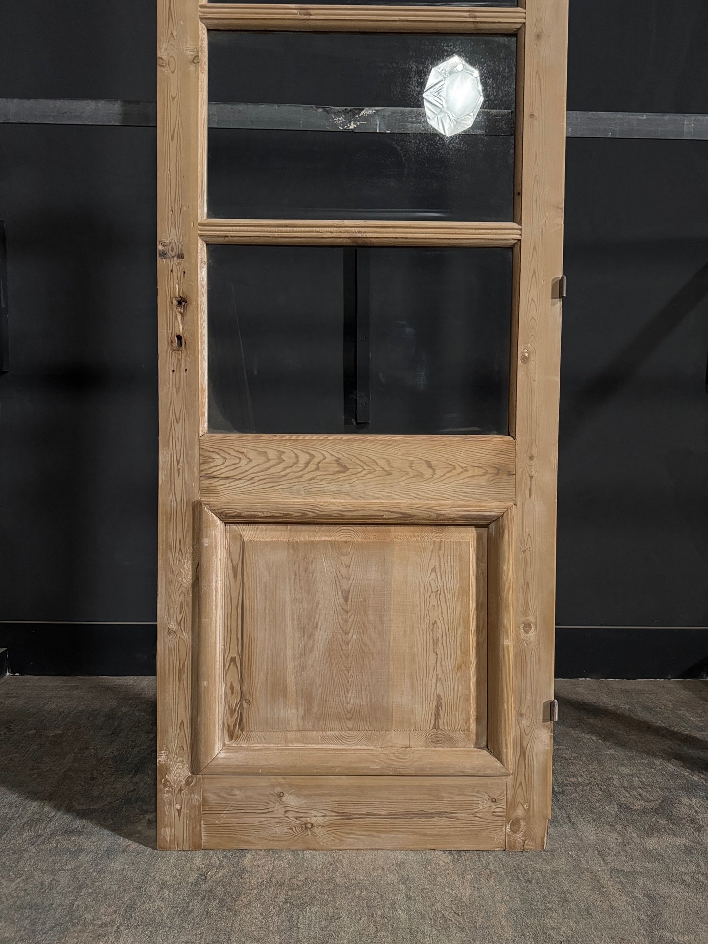 Antique Glass 3 Lite Single Door - 31.75x85.75 - N354