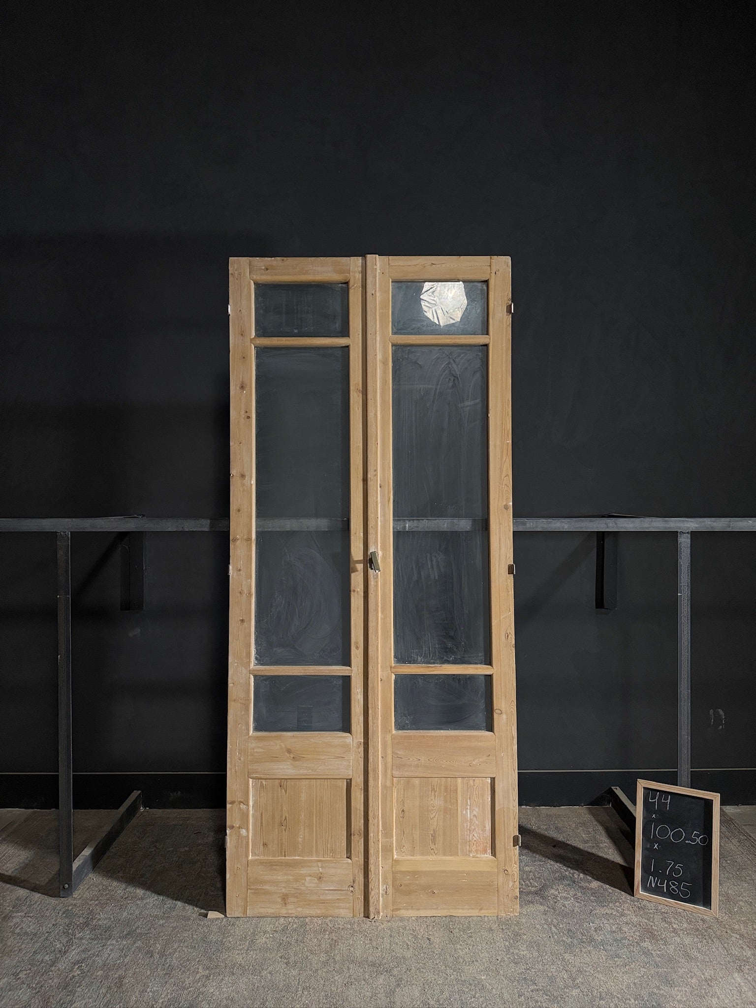 Antique Glass French Doors - 44x100.5 - N485