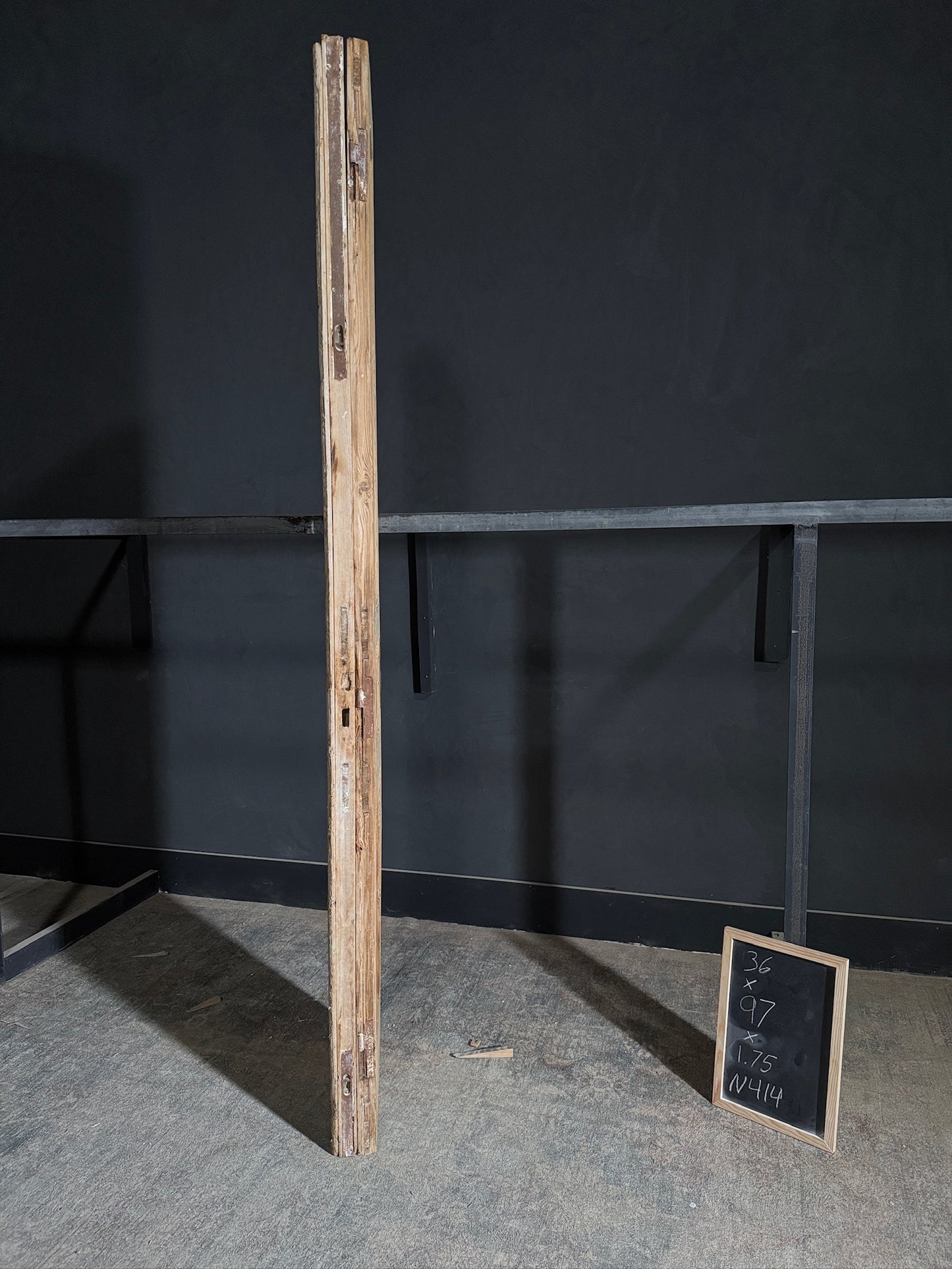 Antique Solid Double Doors - 36x97 - N414