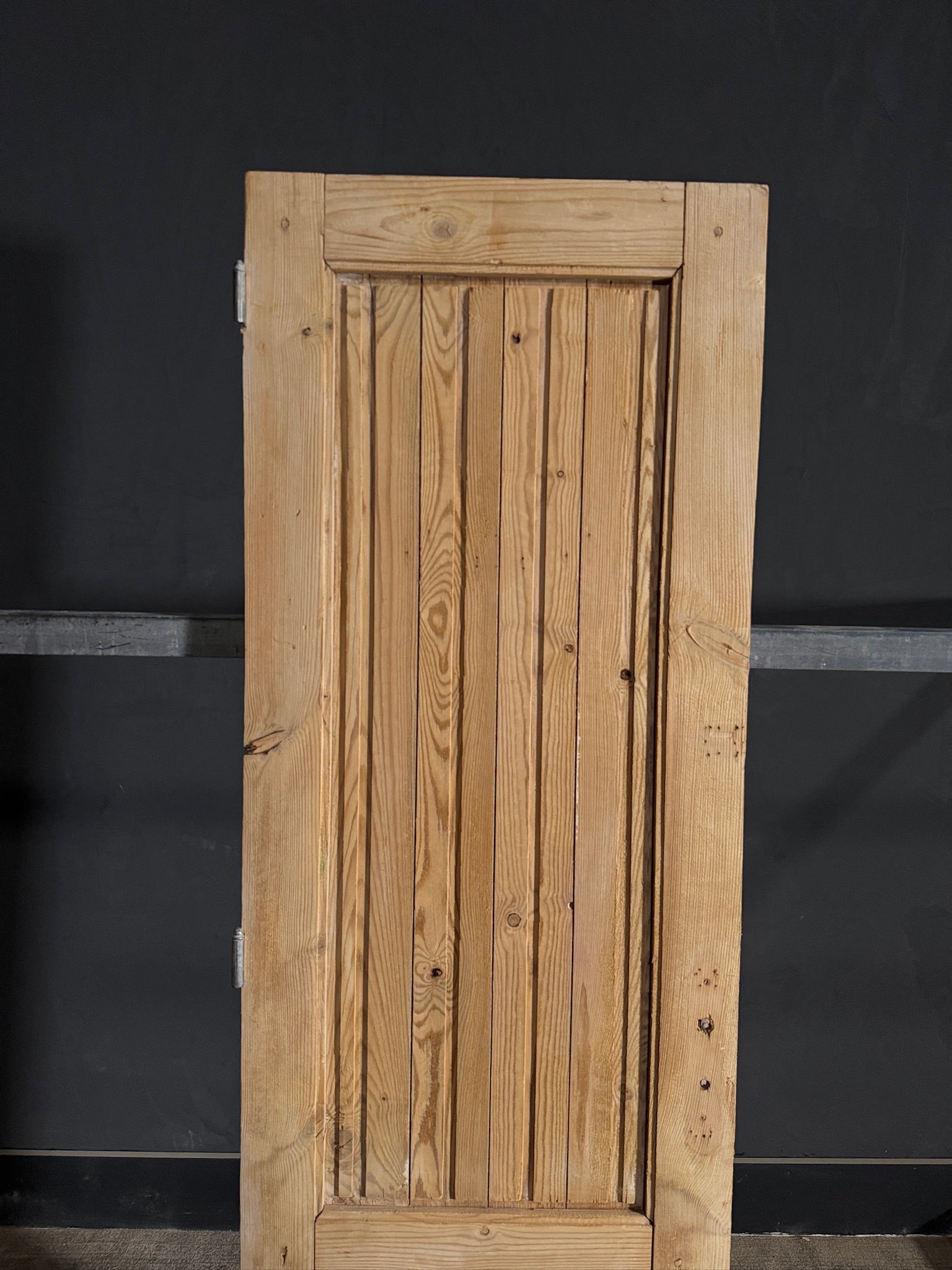 Antique 2 Panel Solid Single Door - 24x80.25 - N450