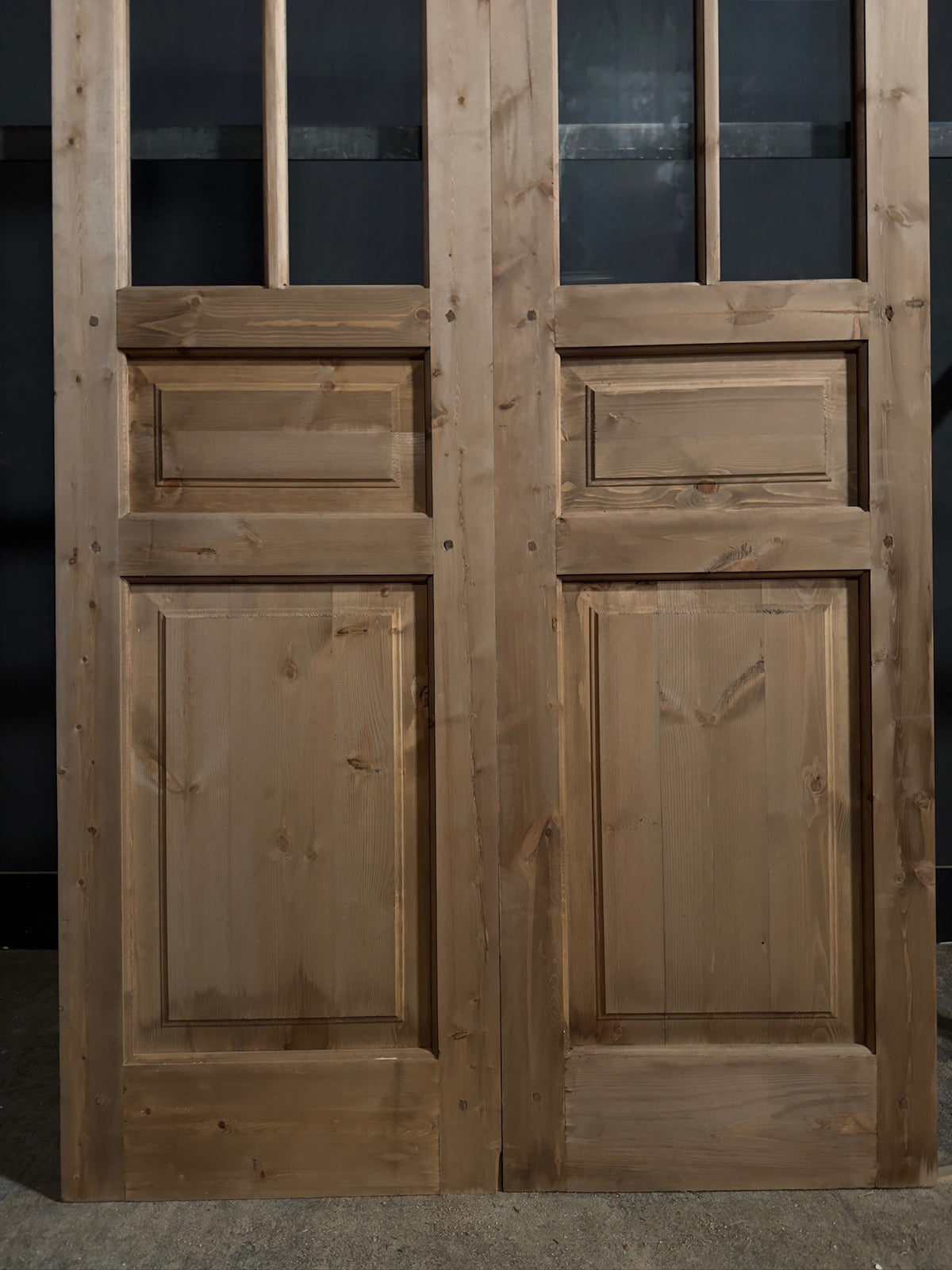 Handcrafted Glass 4 Lite French Doors - 48x96 - N725