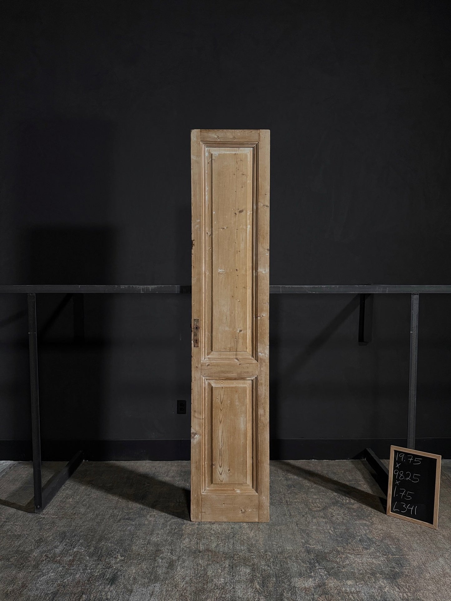 Antique 2 Panel Door - 19.75x98.25 - L341