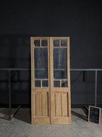 Antique Glass 5 Lite French Doors - 43x94.5 - N546