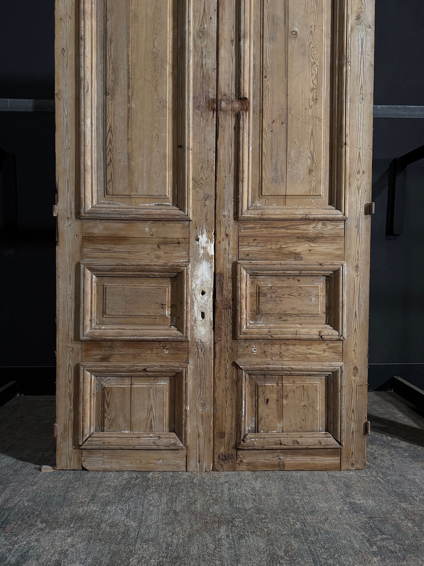 Antique Solid Double Doors - 50.5x98 - W117