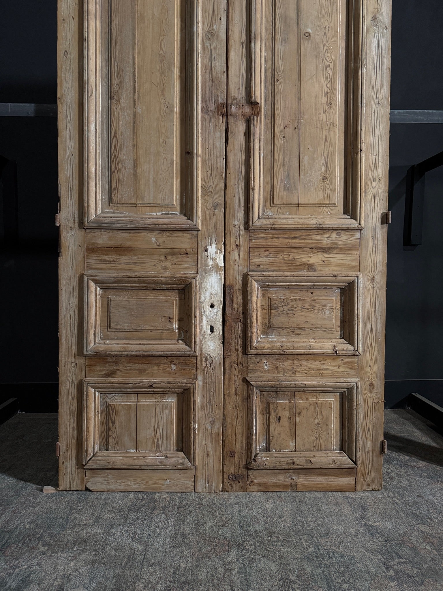 Antique Solid Double Doors - 50.5x98 - W117