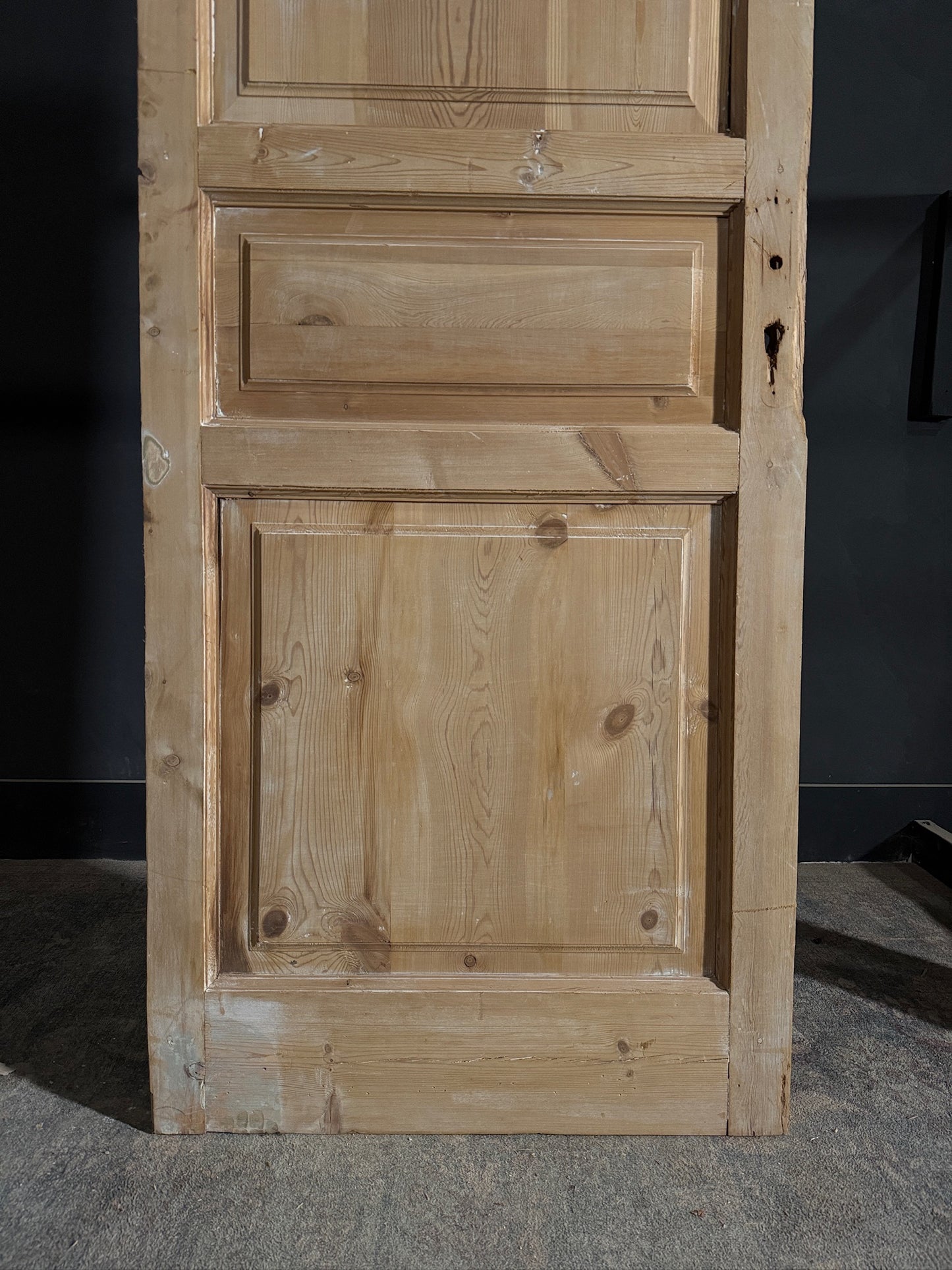 Antique 3 Panel Solid Single Door - 32x88.75 - N460