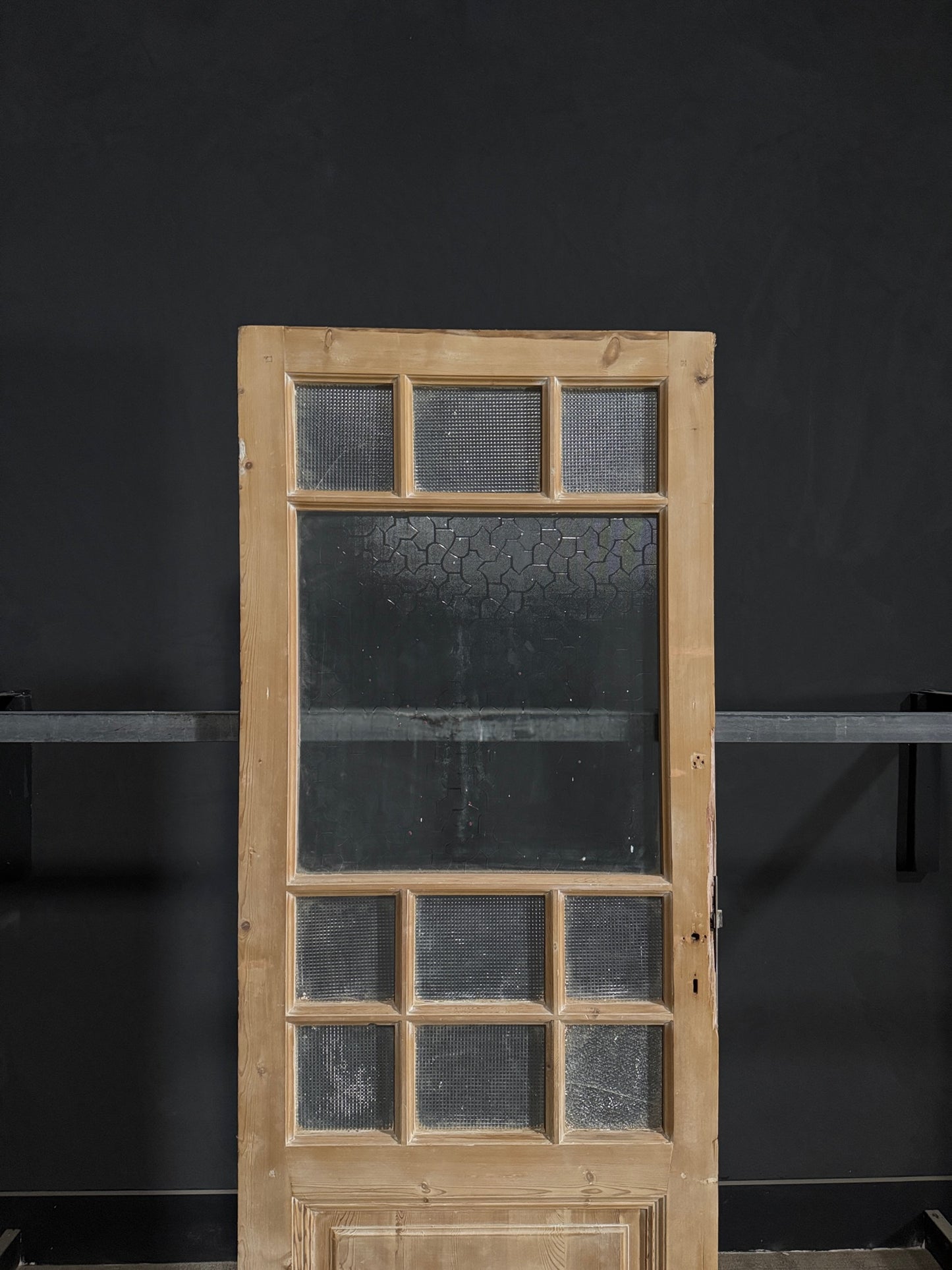 Antique Glass Single Door - 32.25x86 - N353