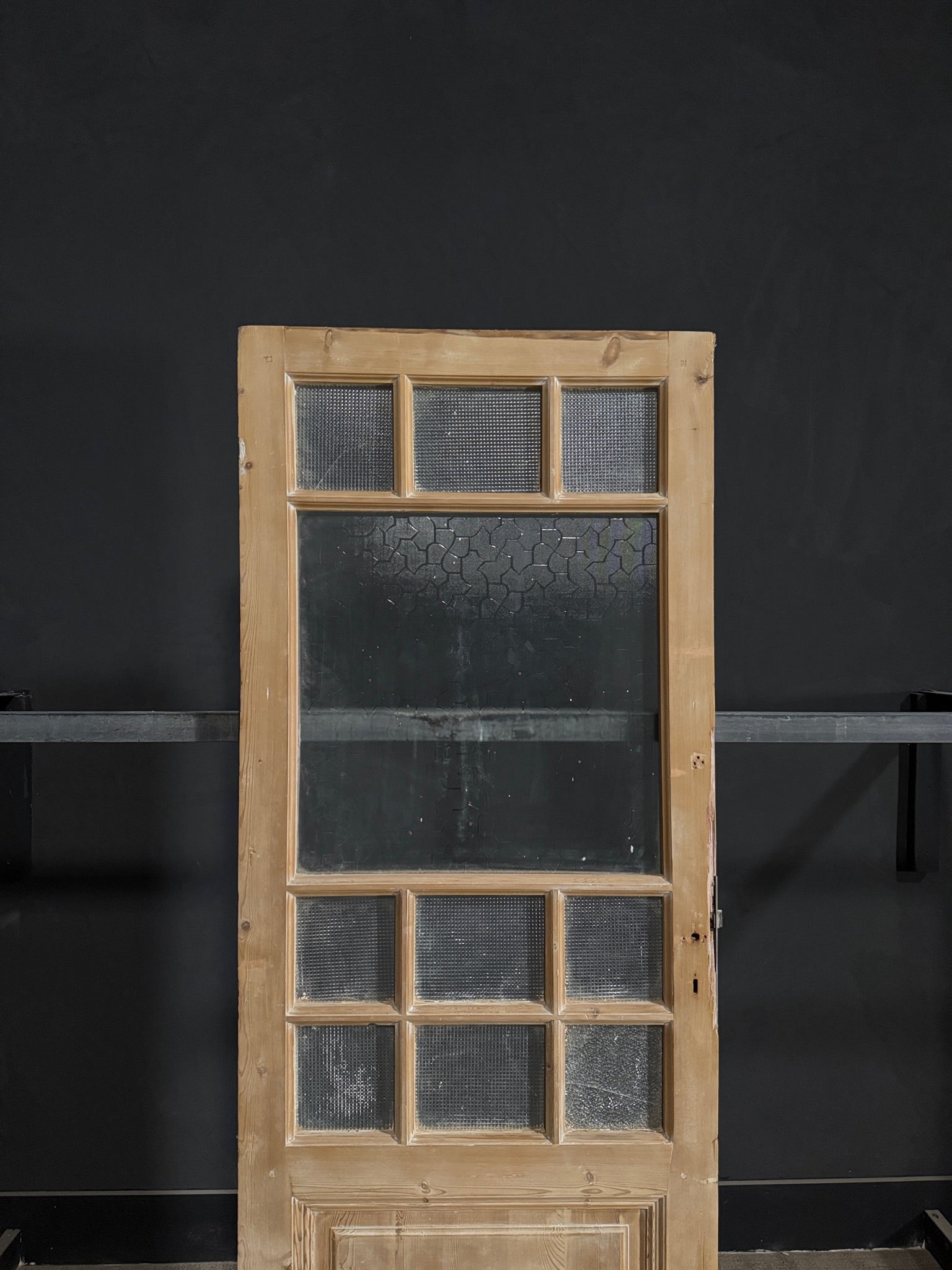 Antique Glass Single Door - 32.25x86 - N353