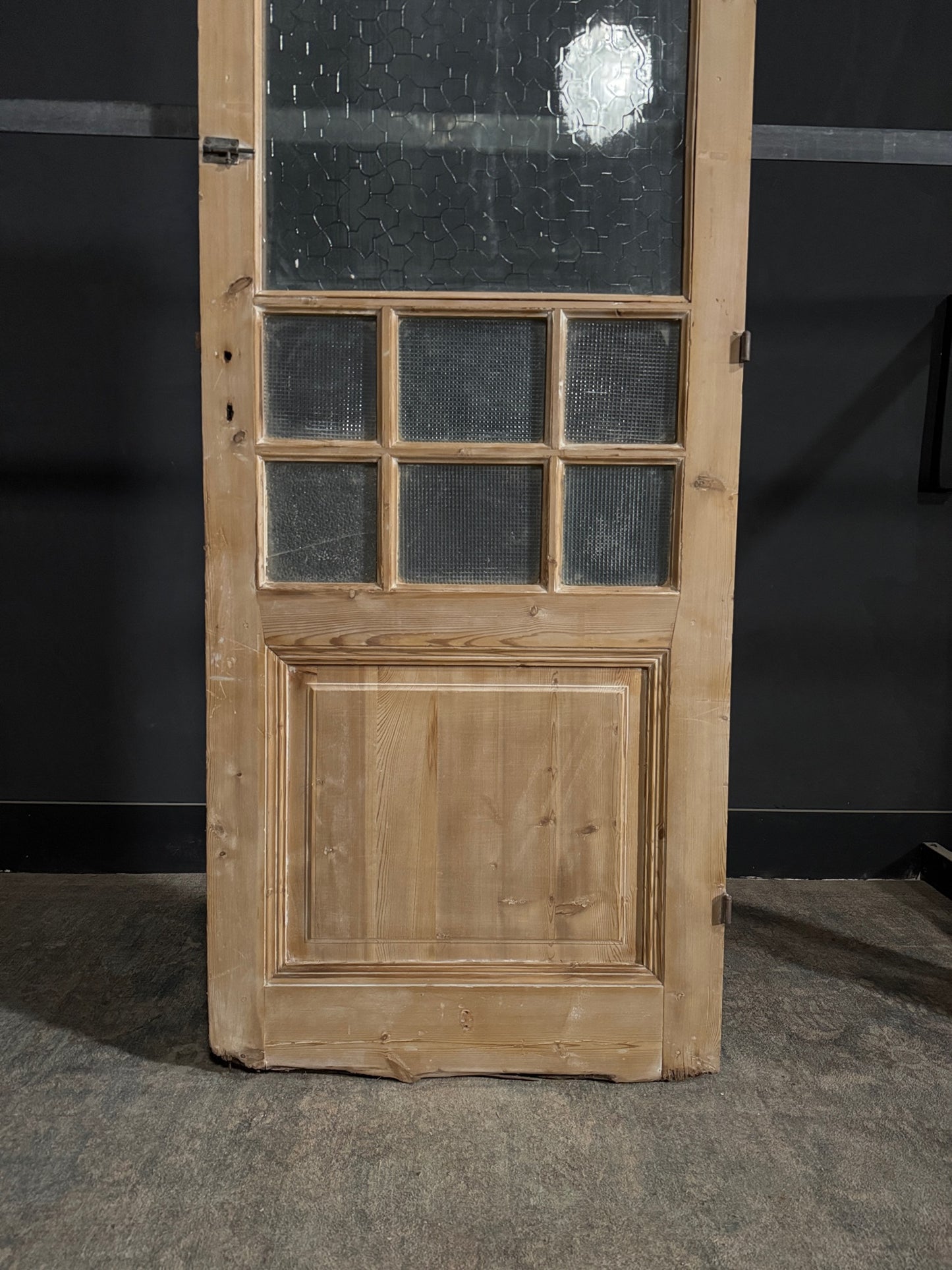 Antique Glass Single Door - 32.25x86 - N353