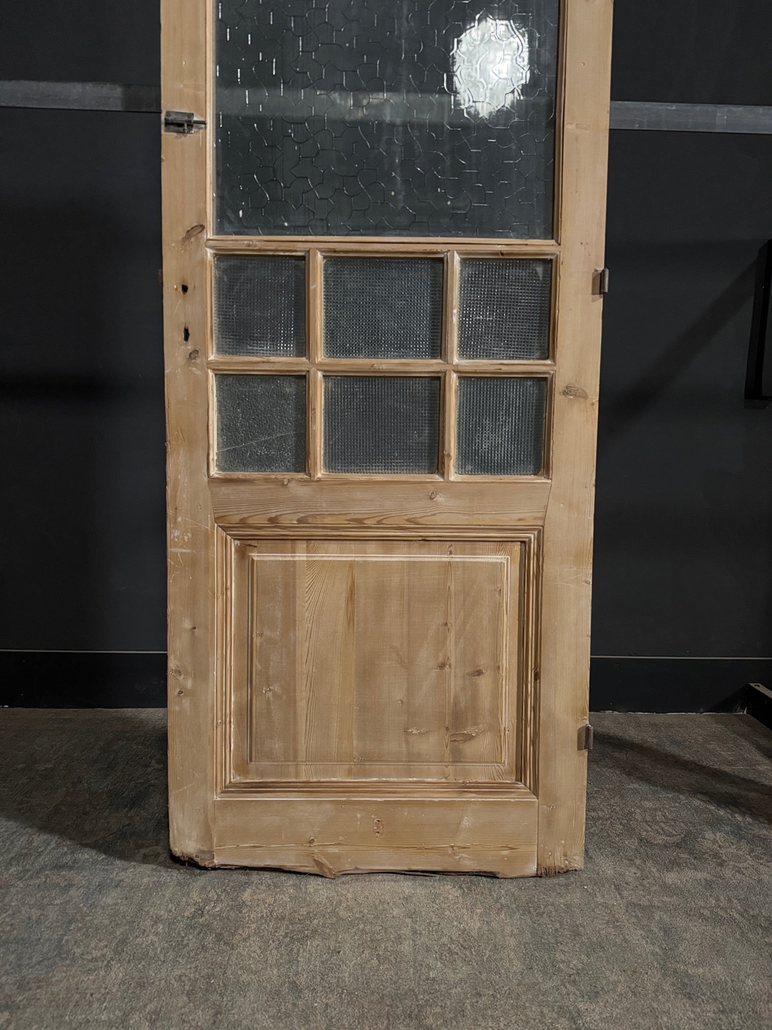 Antique Glass Single Door - 32.25x86 - N353