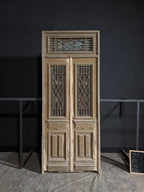 Antique Iron French Doors - 43.5x113 - N124