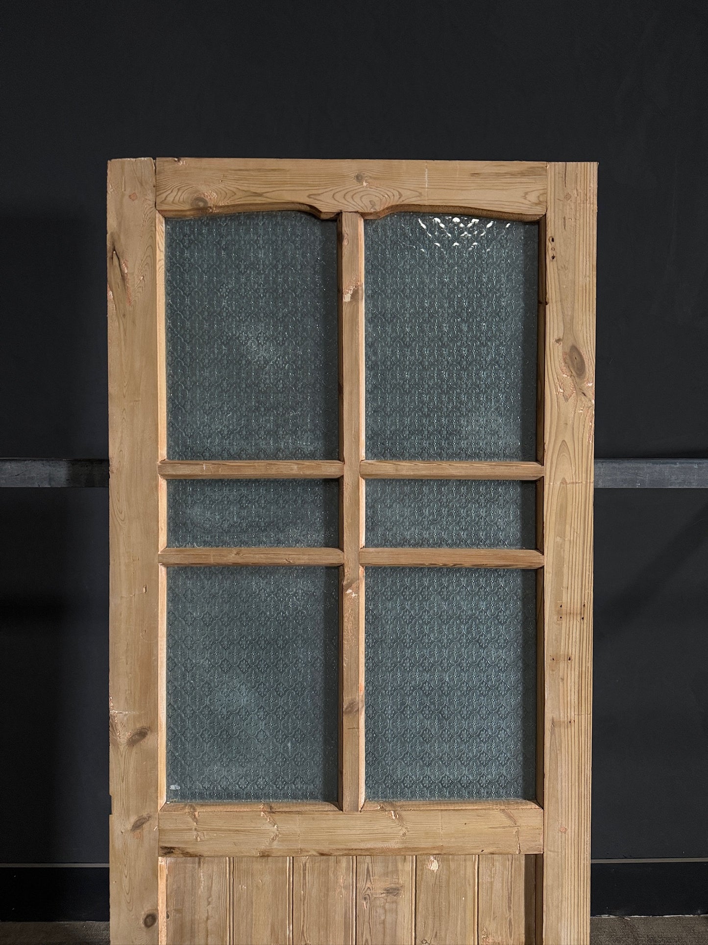Antique Obscured Glass 4 Lite Single Door - 33x80 - N417