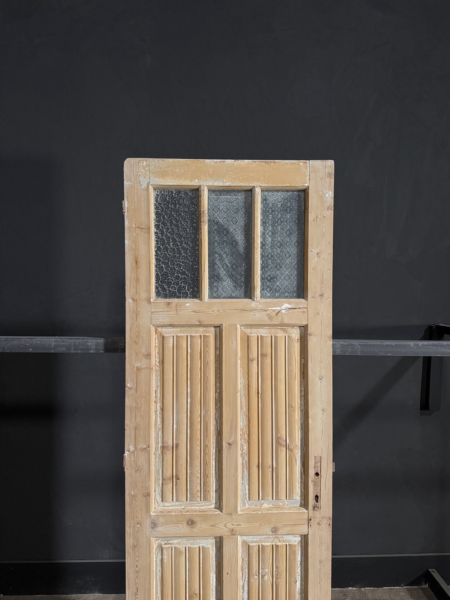 Antique Louvered Single Door - 28x84.5 - N94