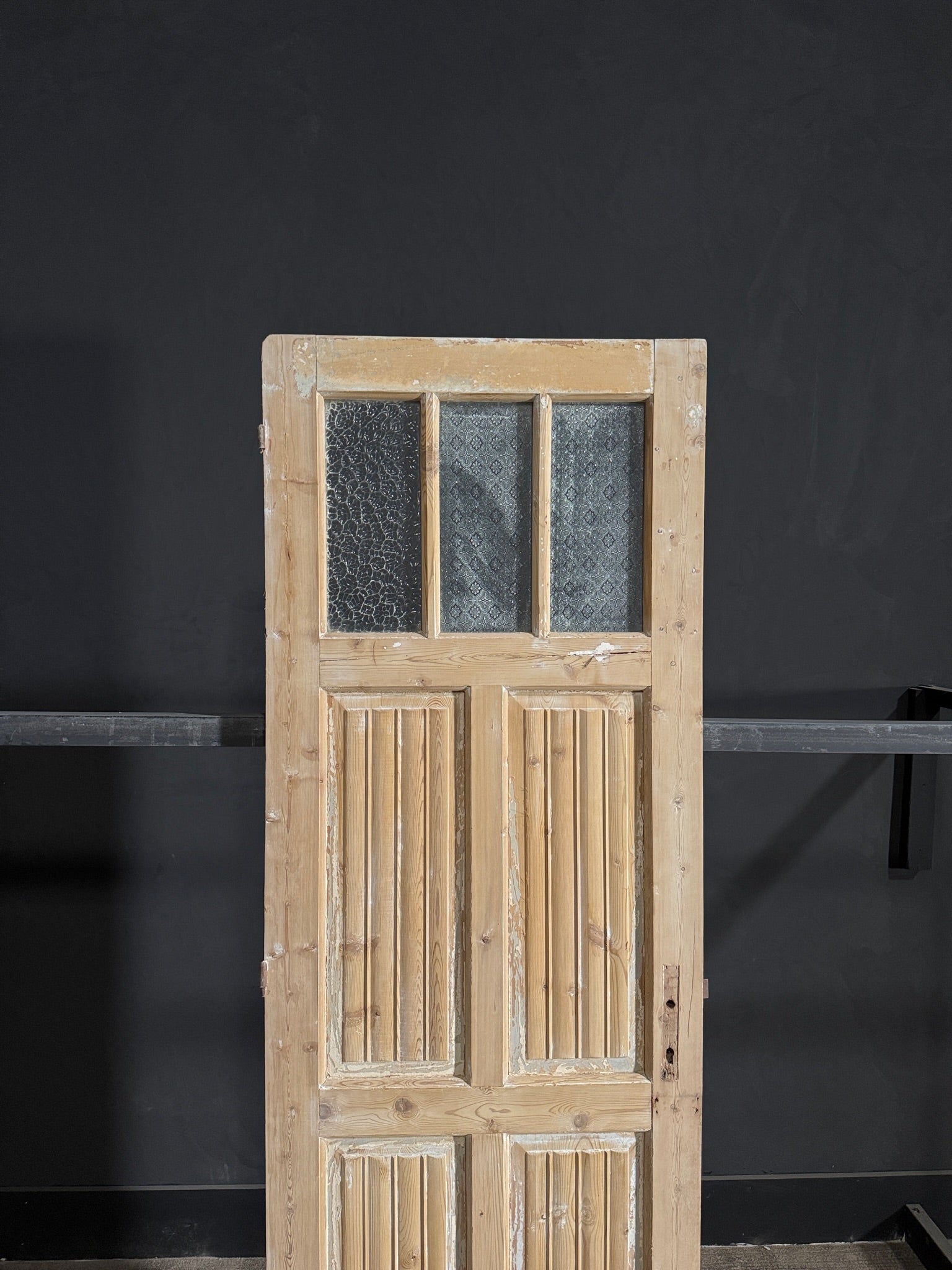 Antique Louvered Single Door - 28x84.5 - N94
