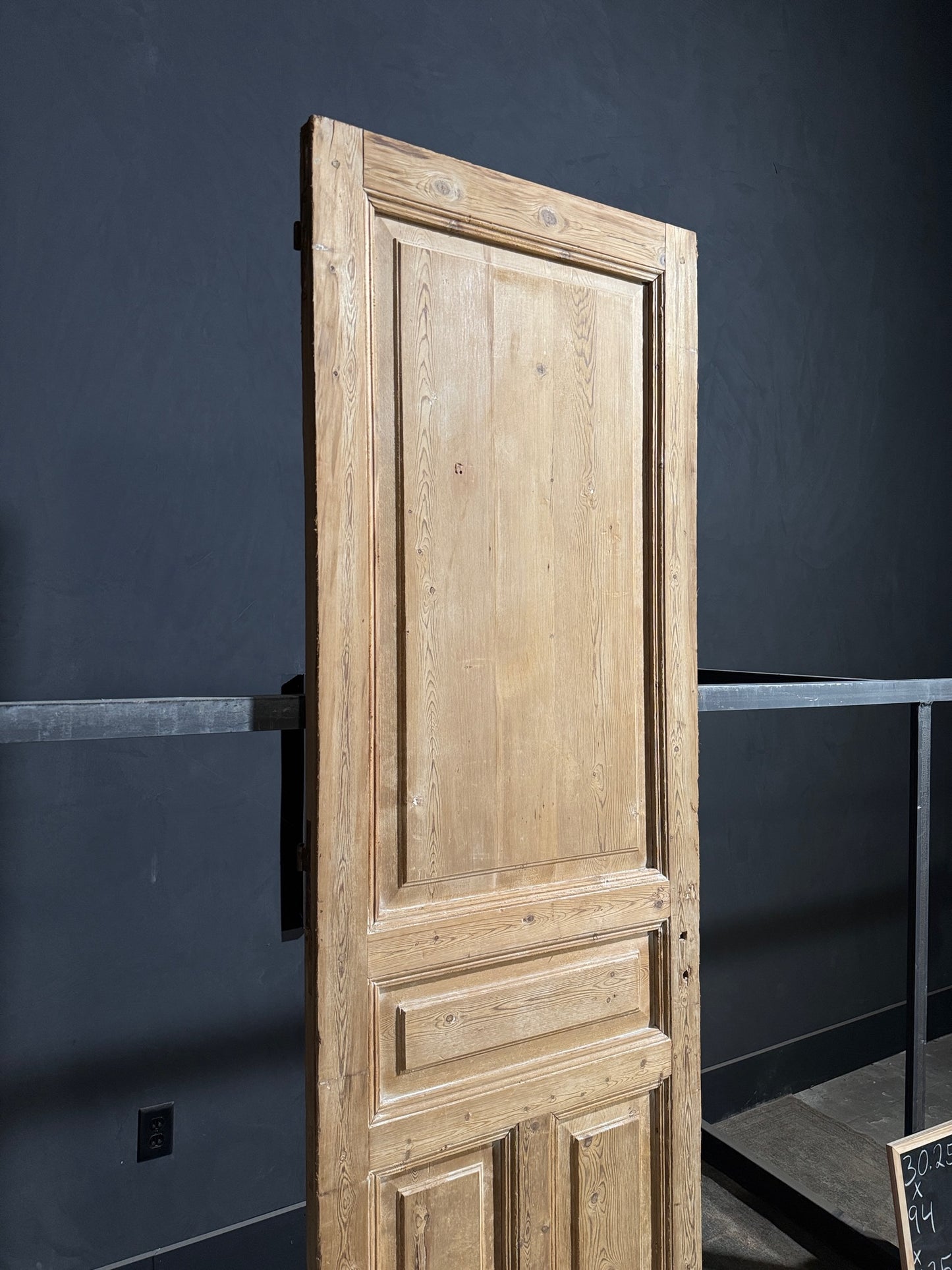 Antique 4 Panel Solid Single Door - 30.25x94 - N180