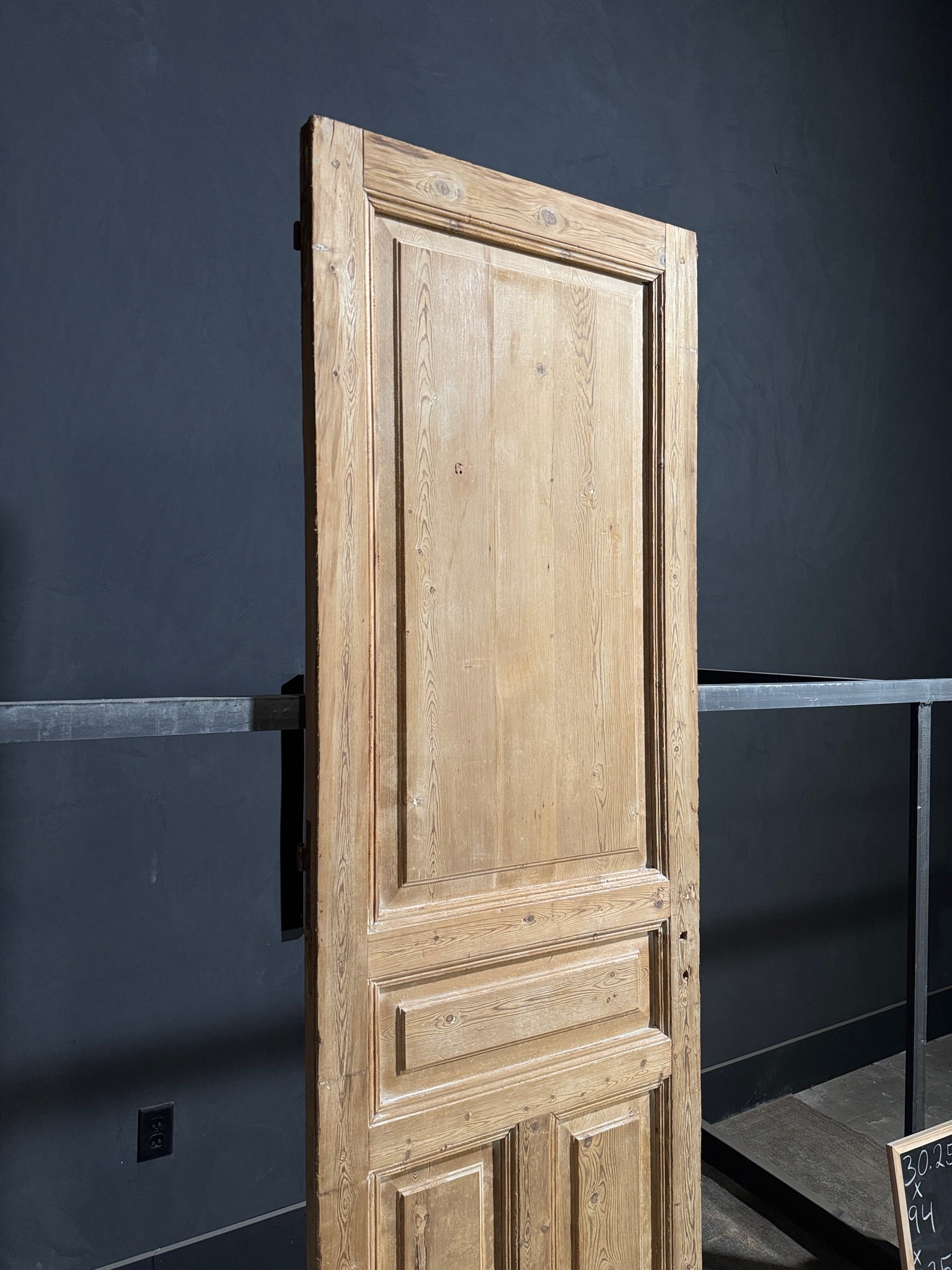 Antique 4 Panel Solid Single Door - 30.25x94 - N180