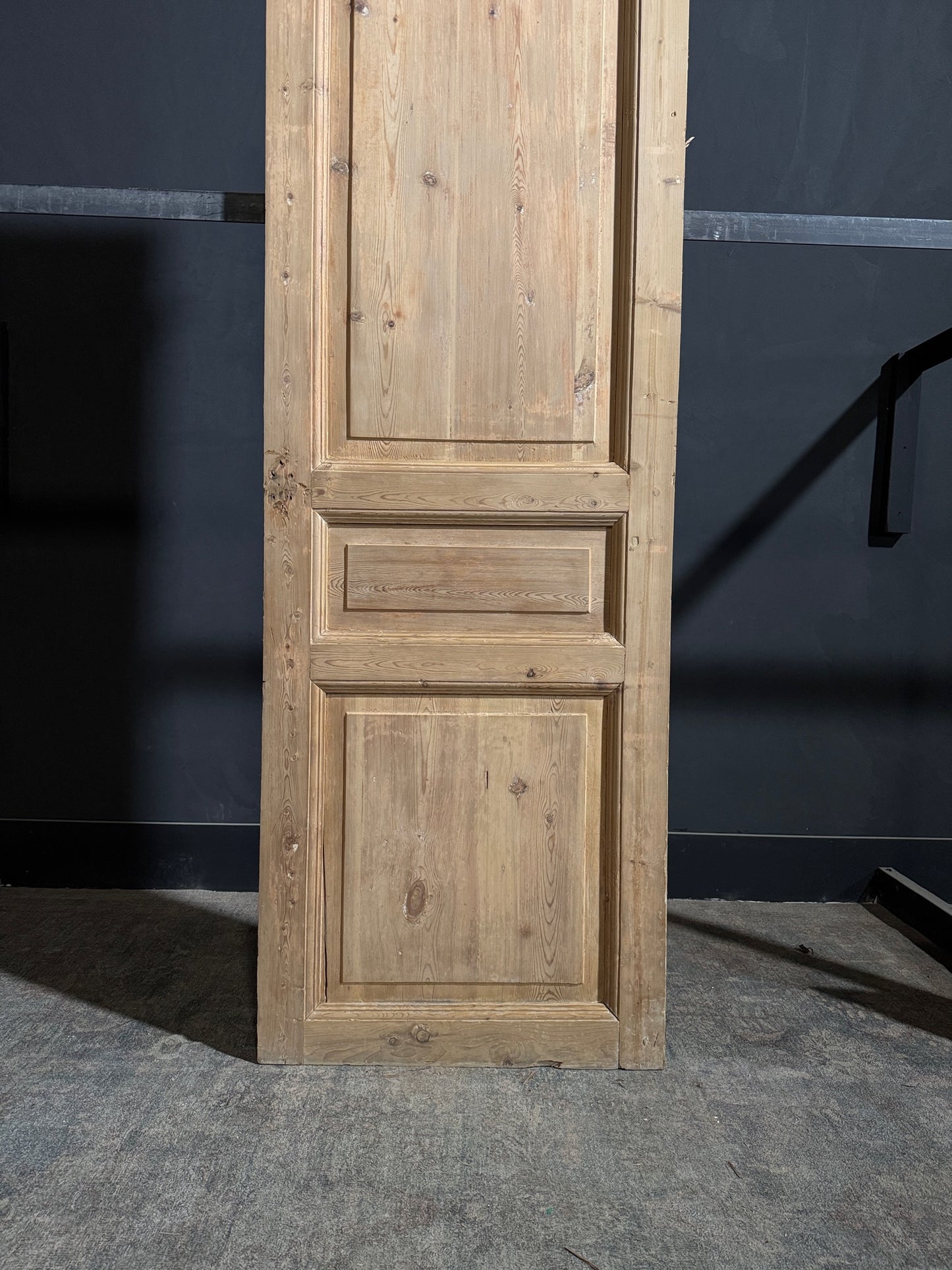 Antique 3 Panel Solid Single Door - 28x92 - N253