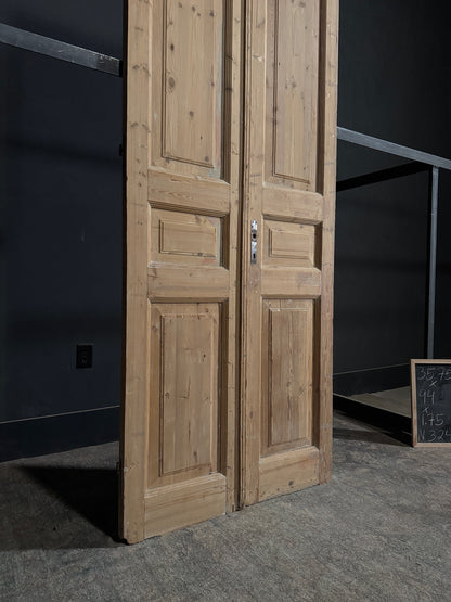 Antique Solid Double Doors - 35.75x94 - N324
