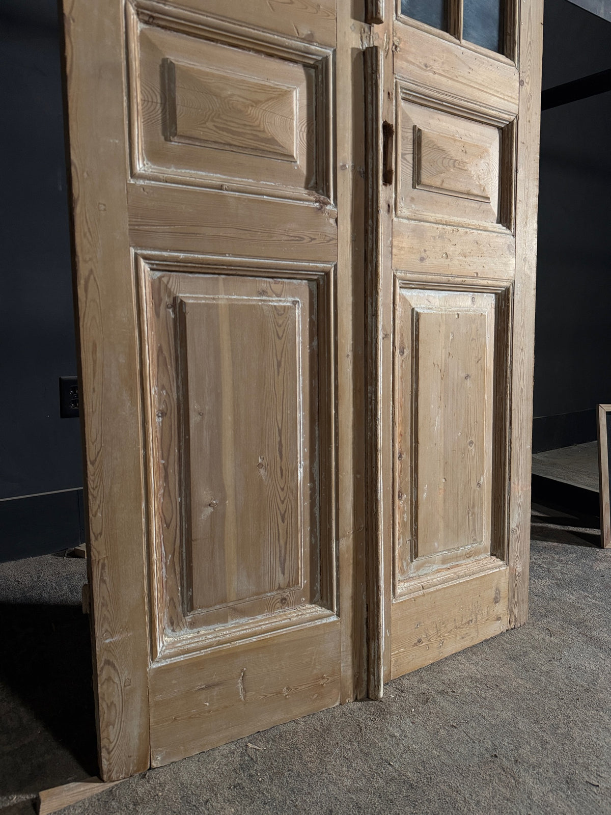 Antique Glass 12 Lite French Doors - 38.75x97.5 - N553
