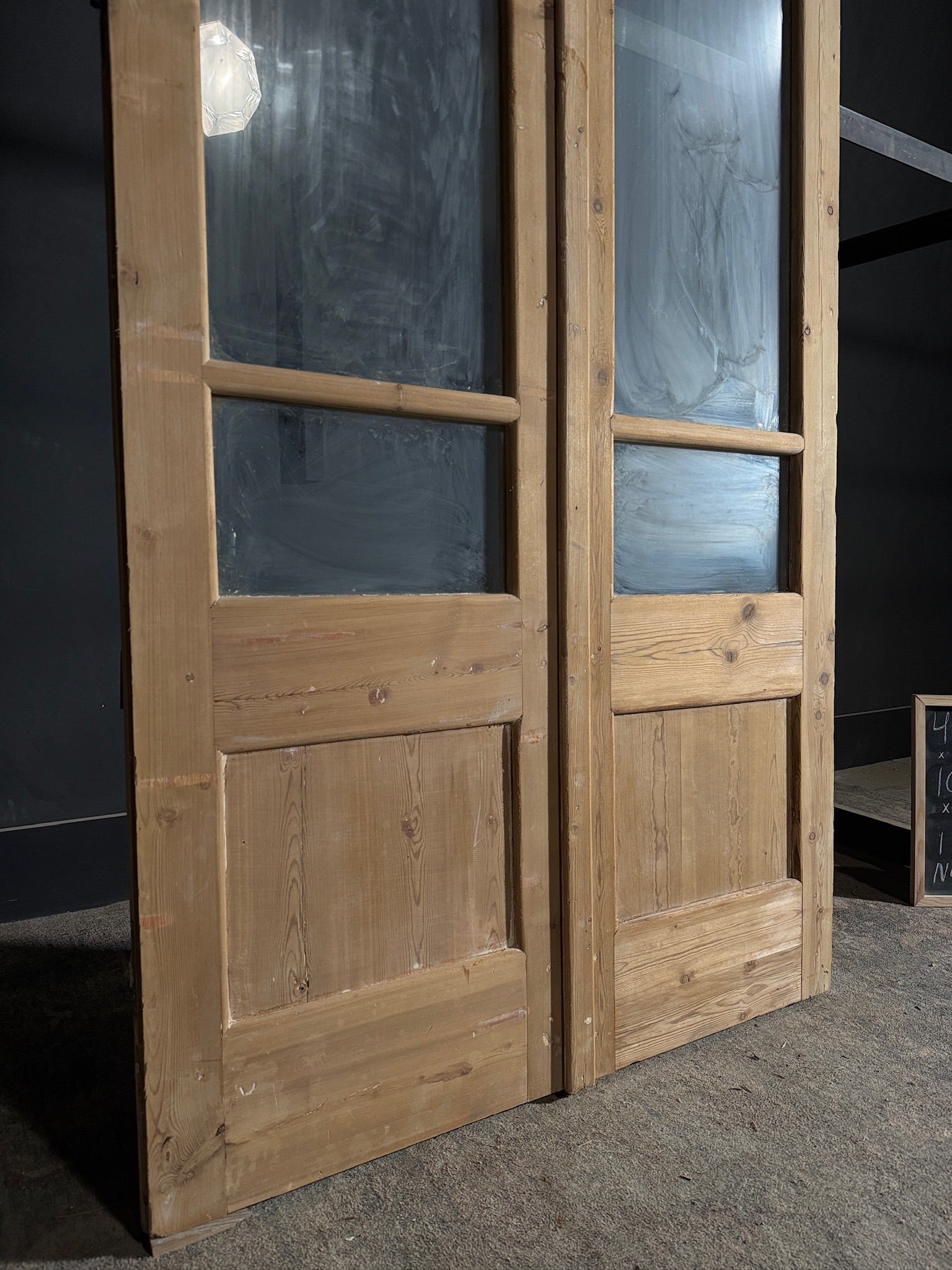 Antique Glass French Doors - 44x100.5 - N485