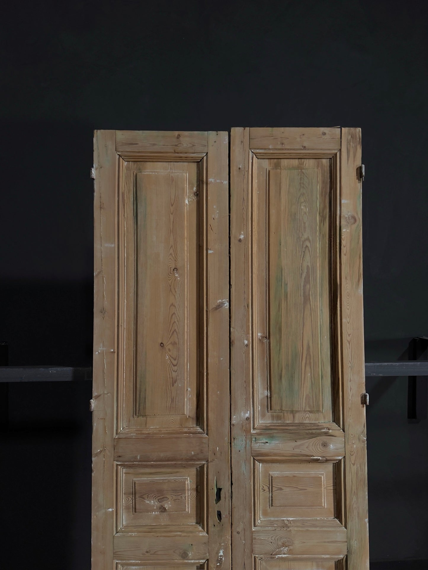 Antique 3 Panel Double Doors - 39.25x94.5 - N34