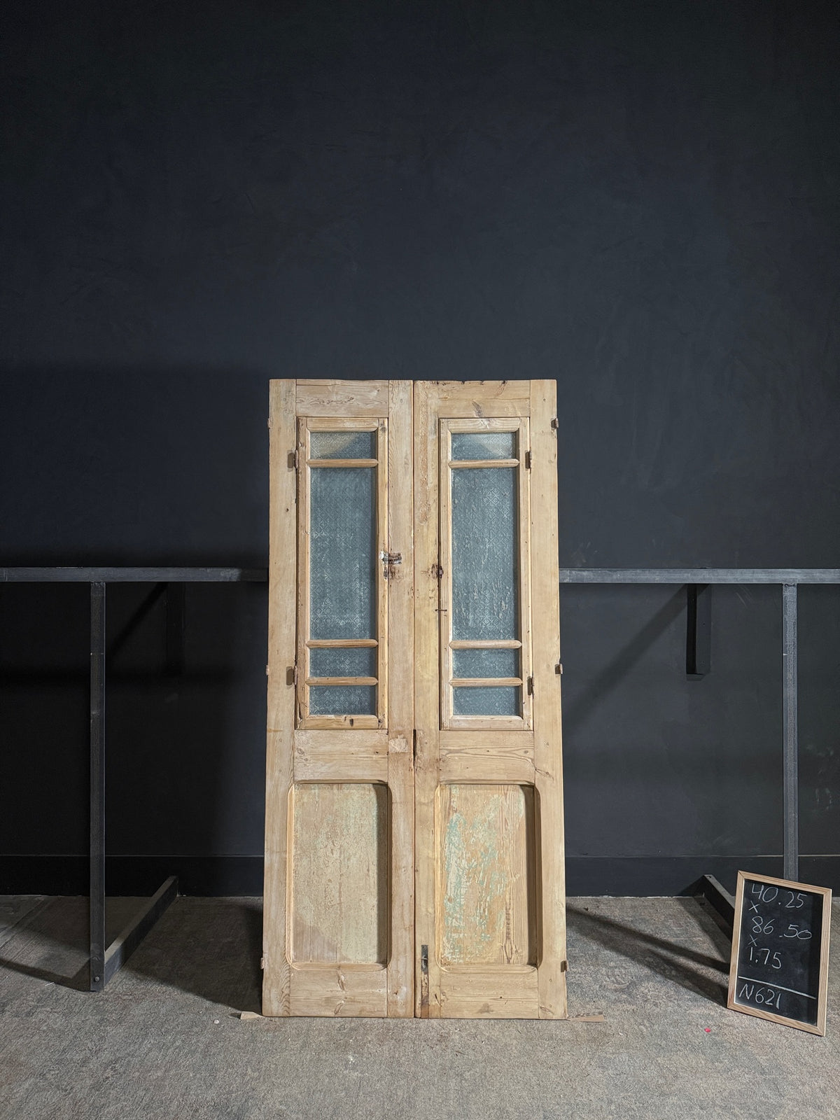 Antique Carved French Doors - 40.25x86.5 - N621