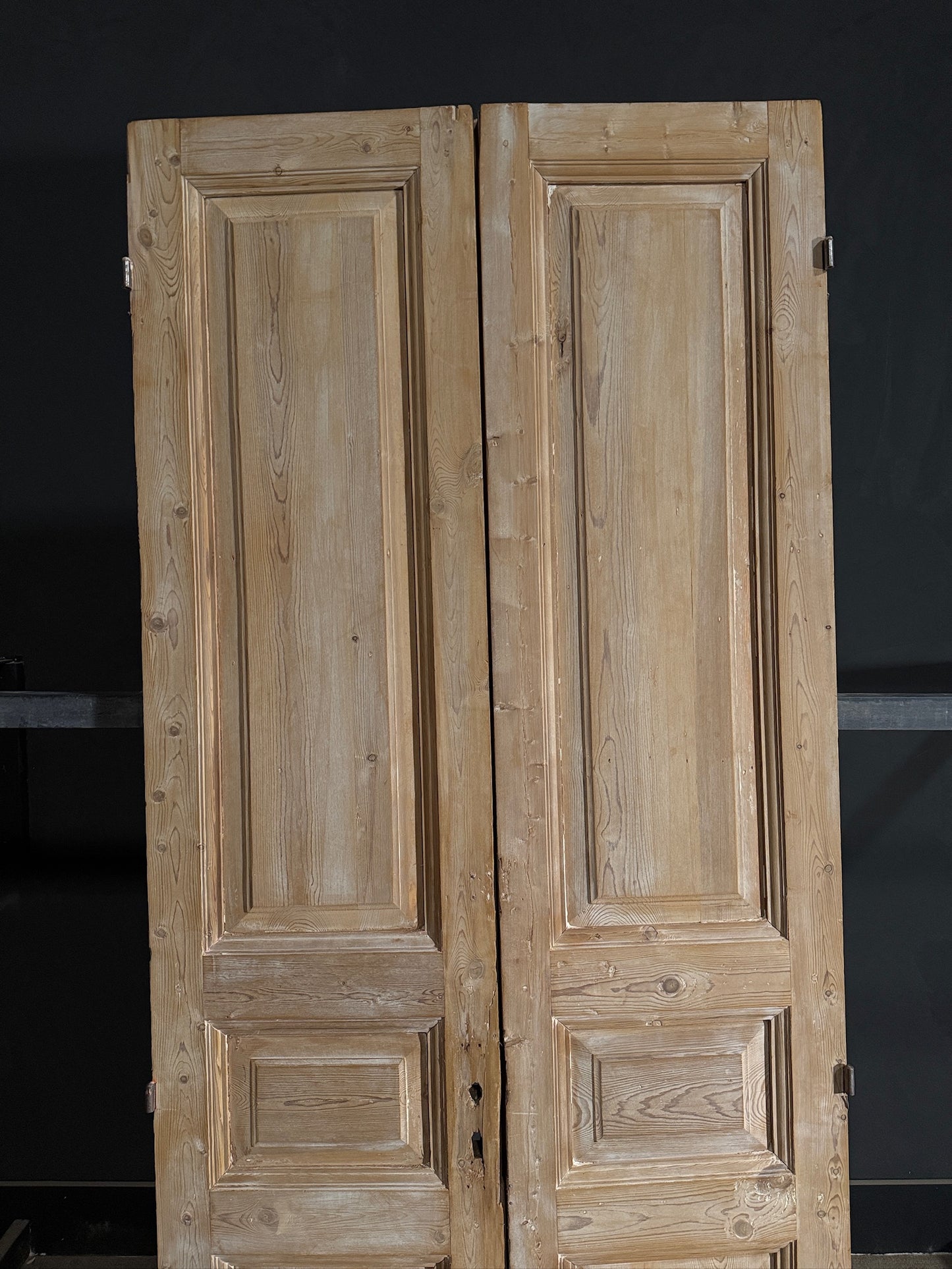 Antique Solid Double Doors - 40x93.5 - N456