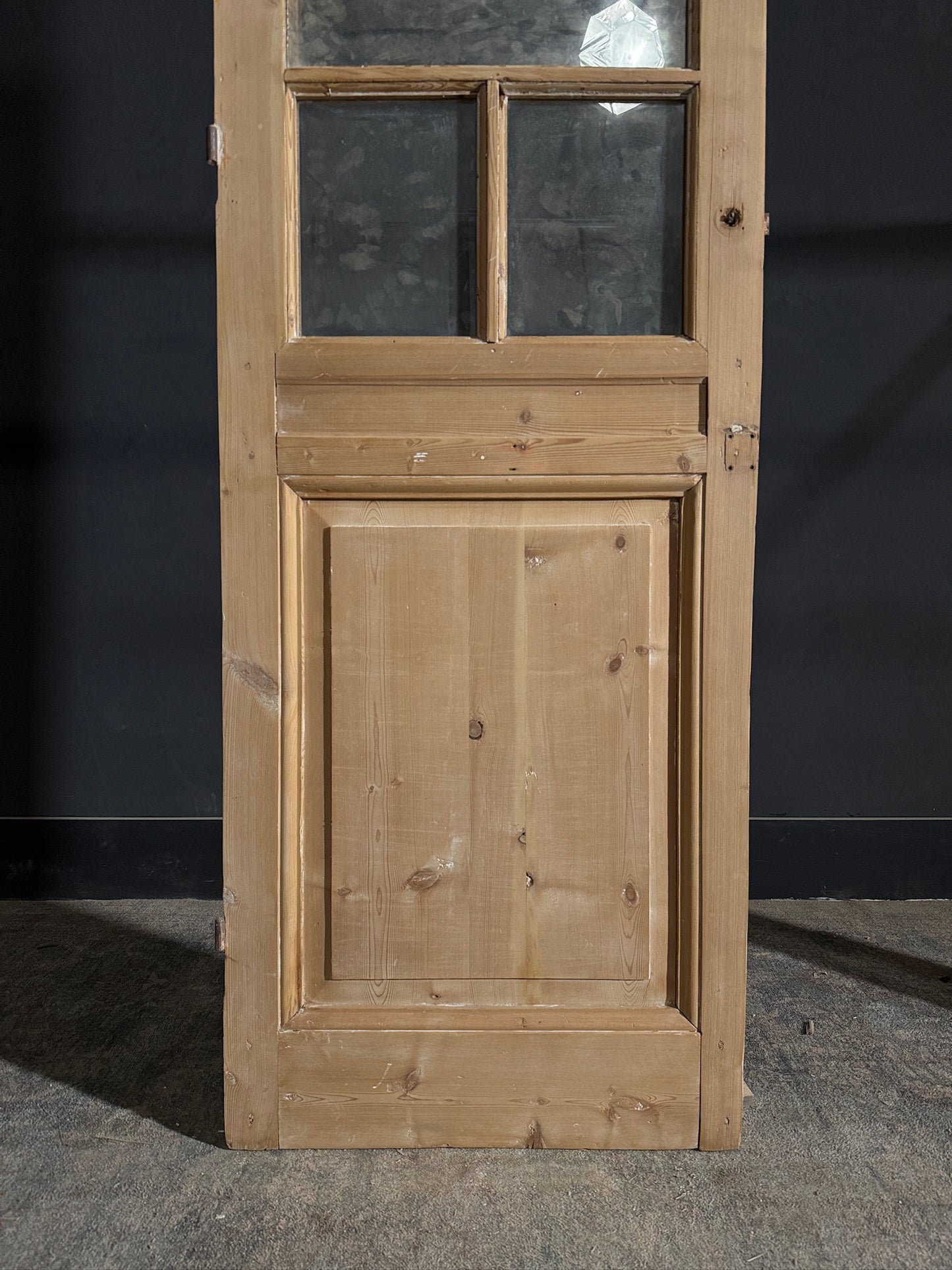 Antique Glass Single Door - 25.75x92.75 - N477