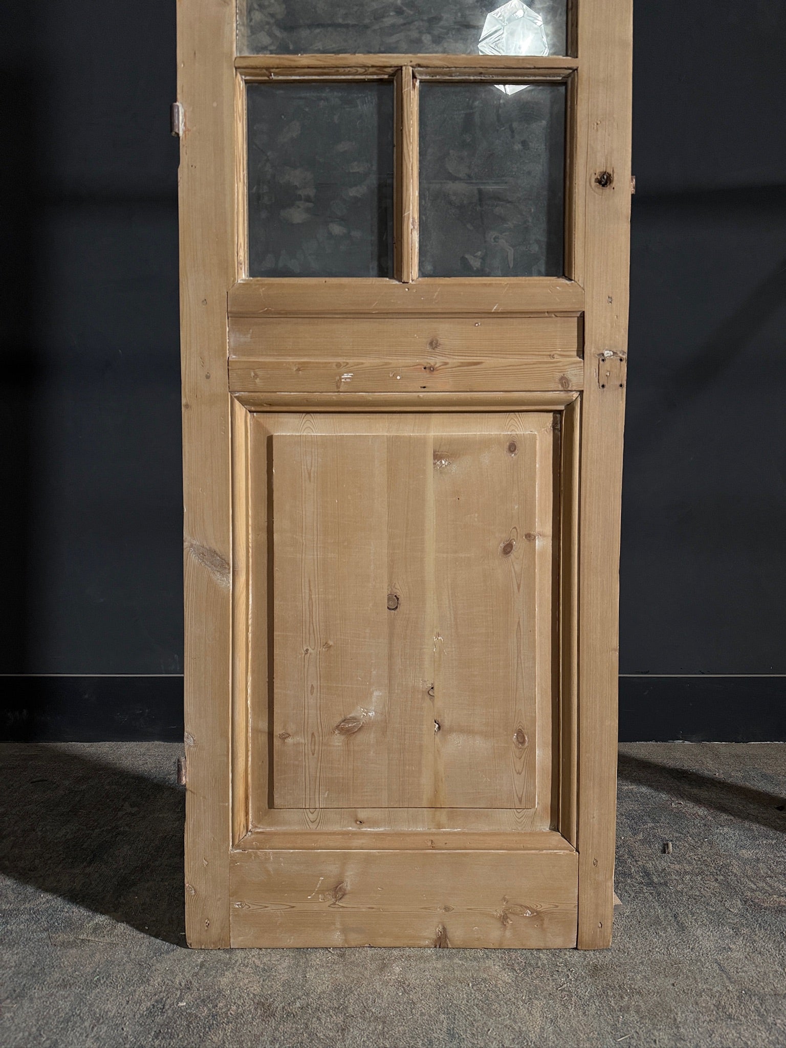 Antique Glass Single Door - 25.75x92.75 - N477