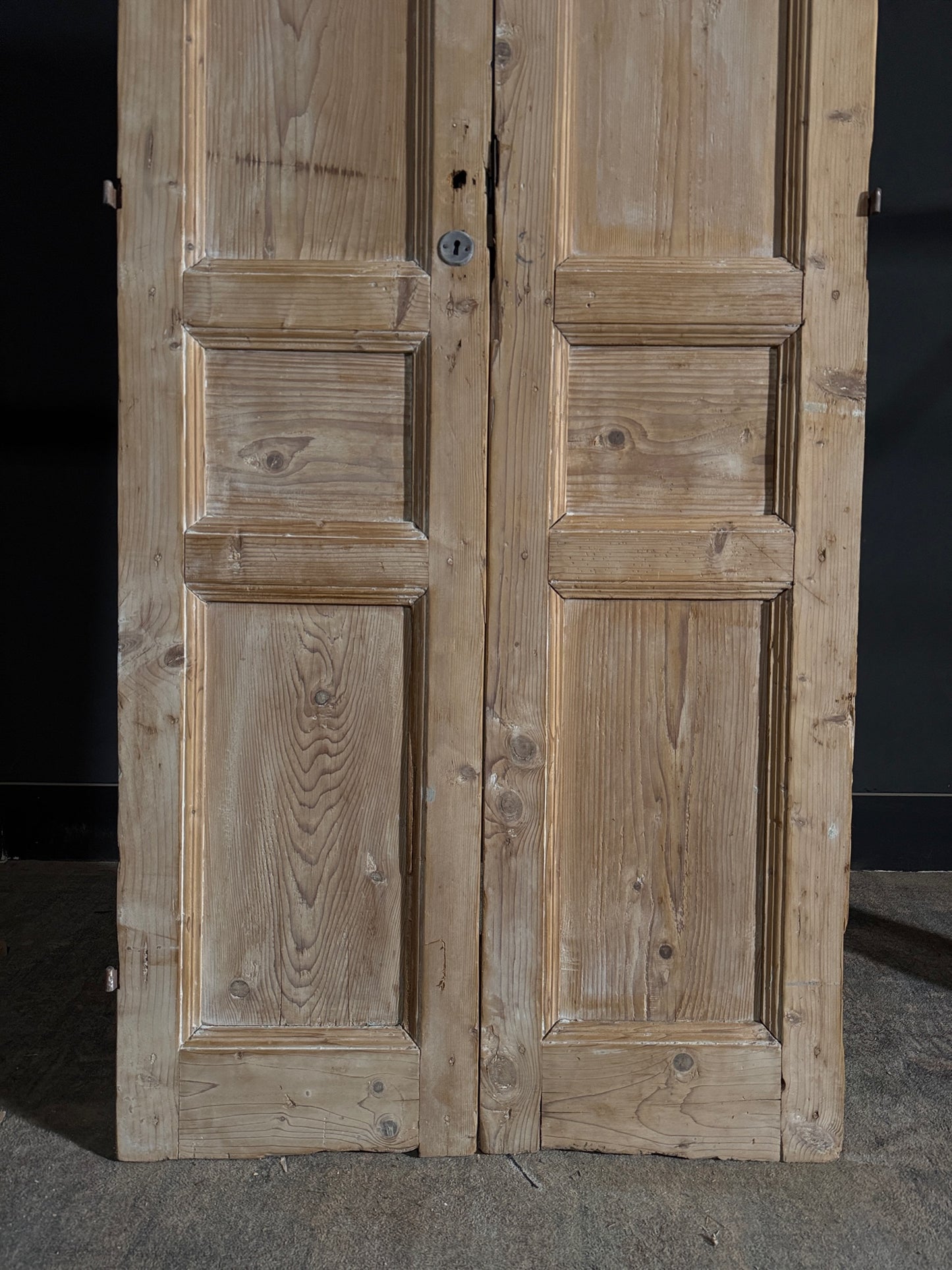 Antique Solid Double Doors - 36x92 - N526