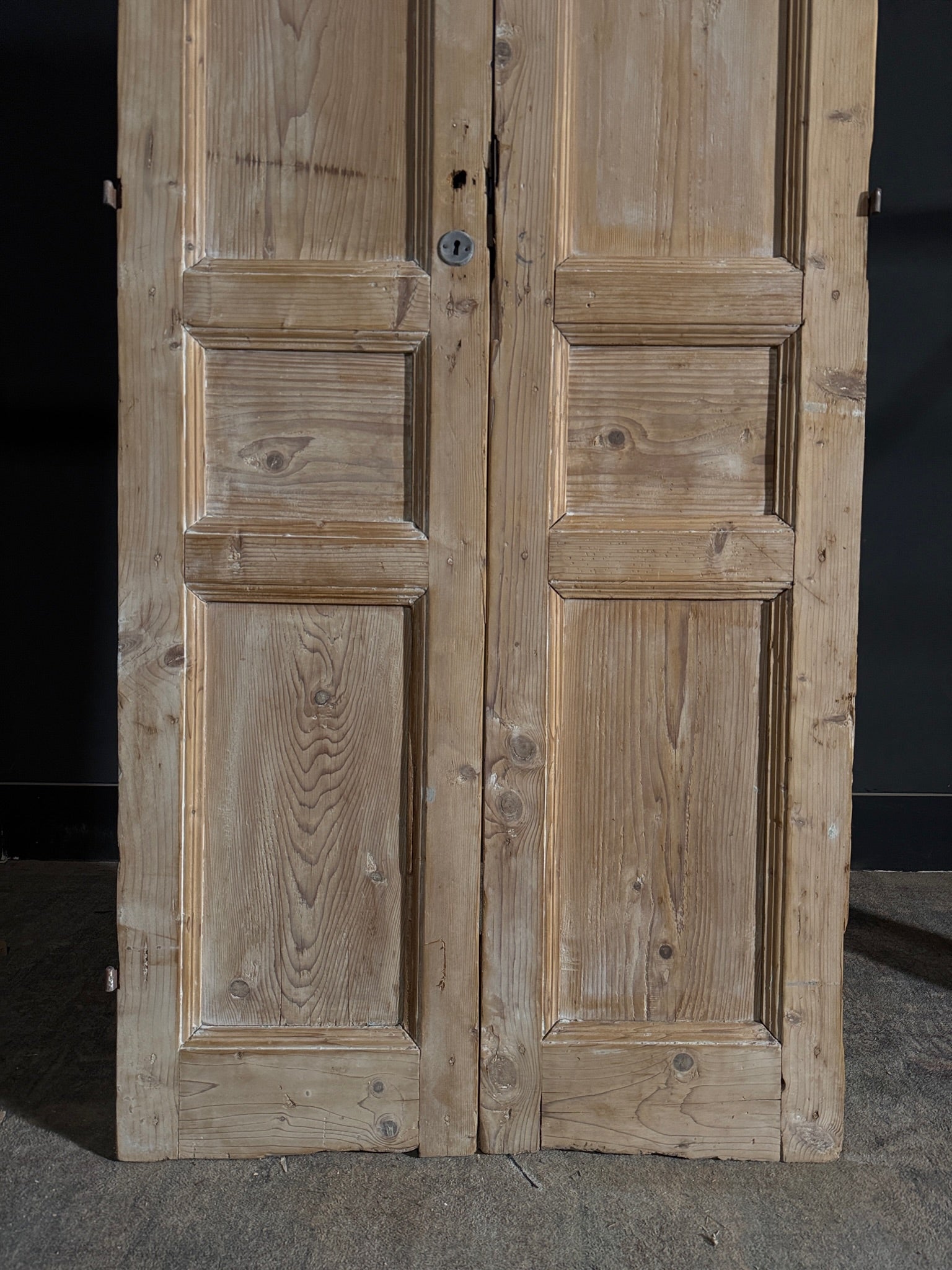 Antique Solid Double Doors - 36x92 - N526