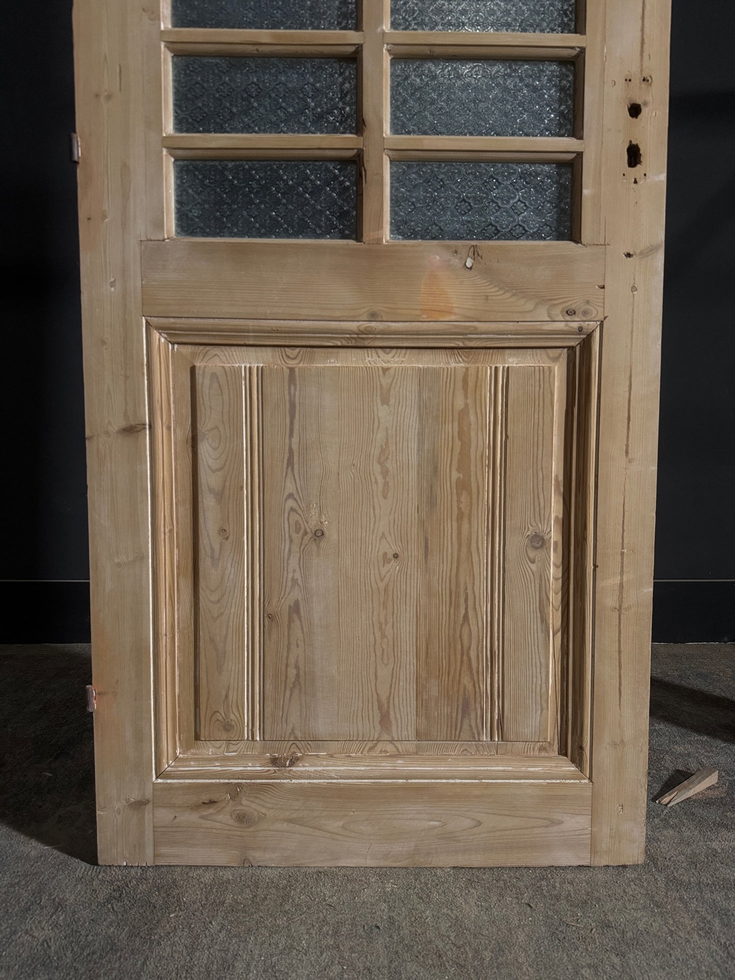 Antique Fluted 6 Lite Single Door - 32.25x77.75 - N428
