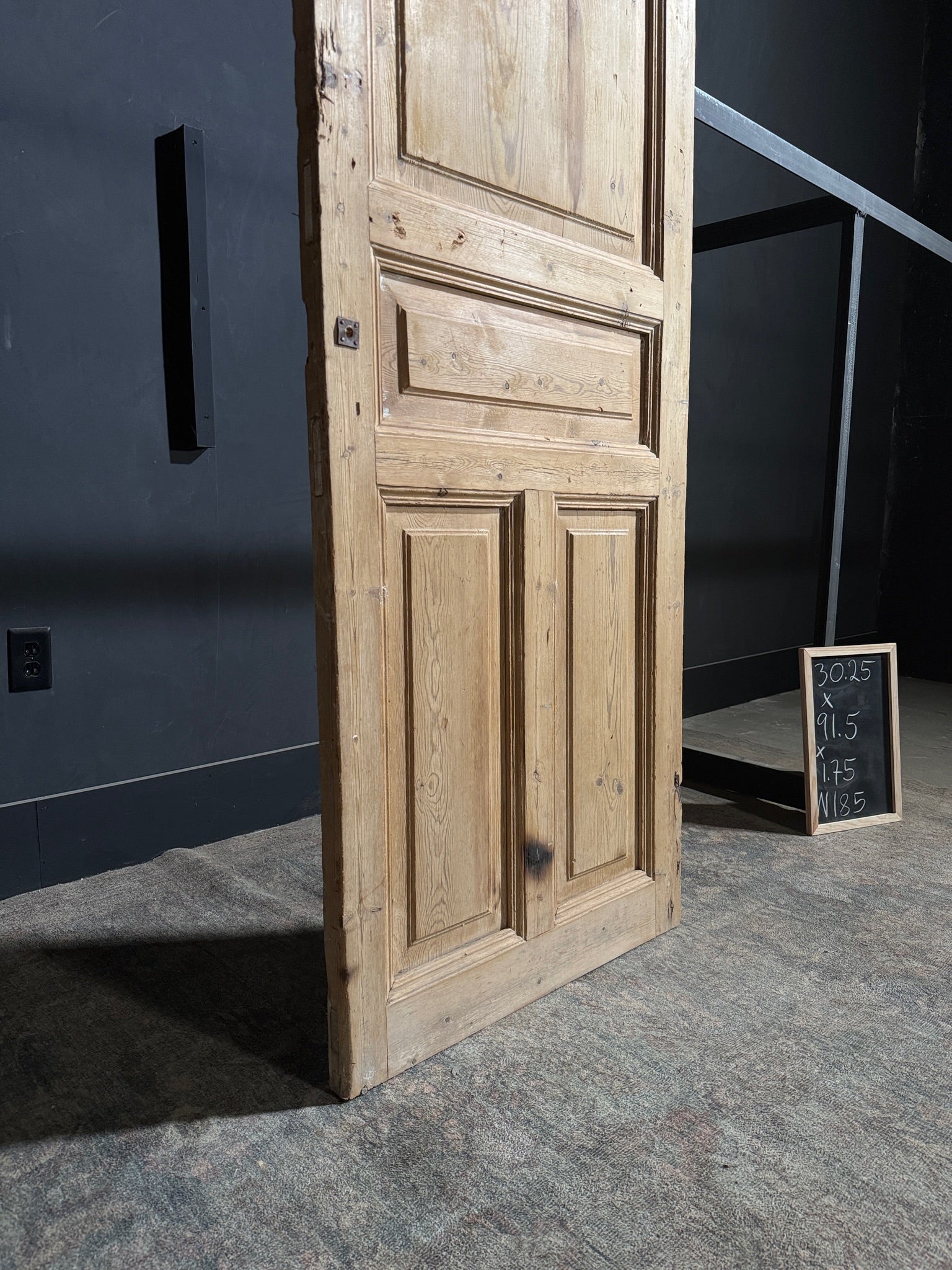 Antique 4 Panel Solid Single Door - 30.25x91.5 - N185