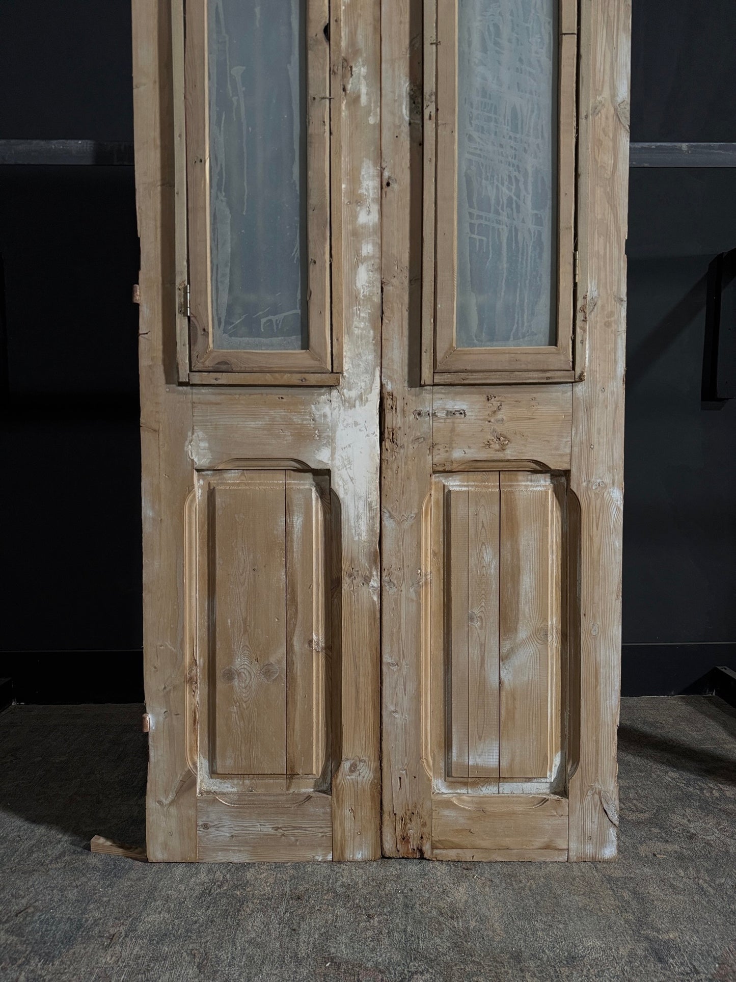 Antique Iron French Doors - 39.5x93 - N60