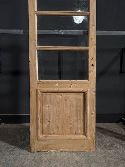 Antique Glass 3 Lite Single Door - 31.75x86 - N355