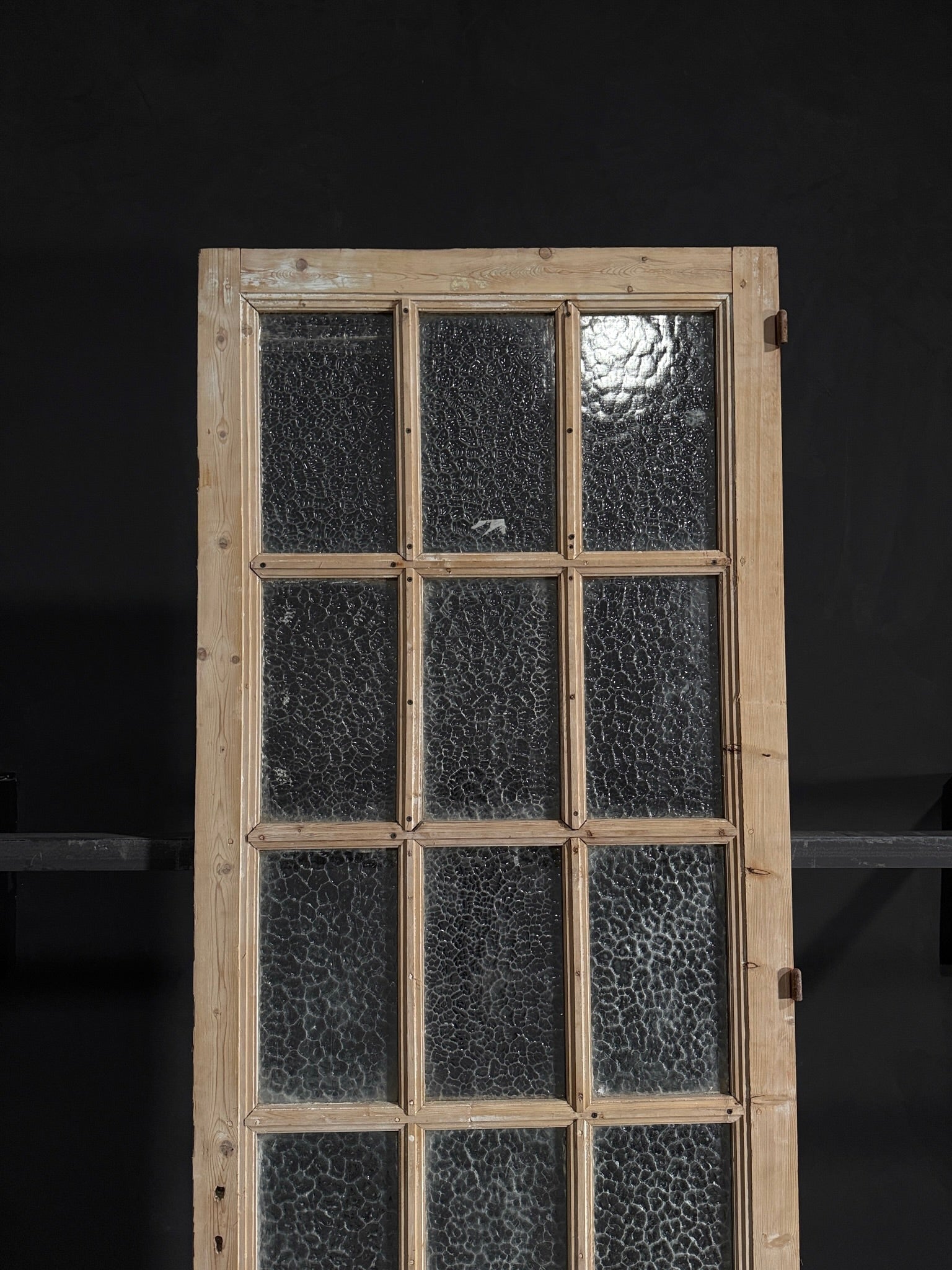 Antique Obscured Glass 15 Lite Single Door - 36.25x97 - N54