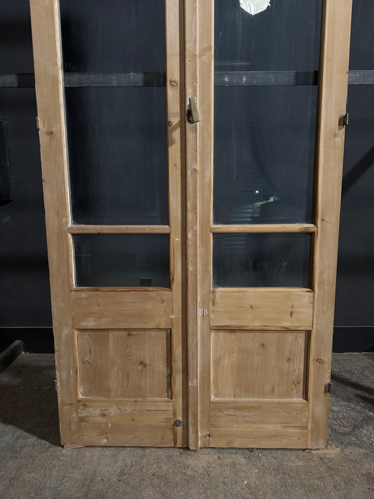 Antique Glass 2 Lite French Doors - 44x100.5 - N702