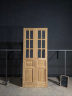 Antique Glass 6 Lite French Doors - 39.75x95.25 - N663
