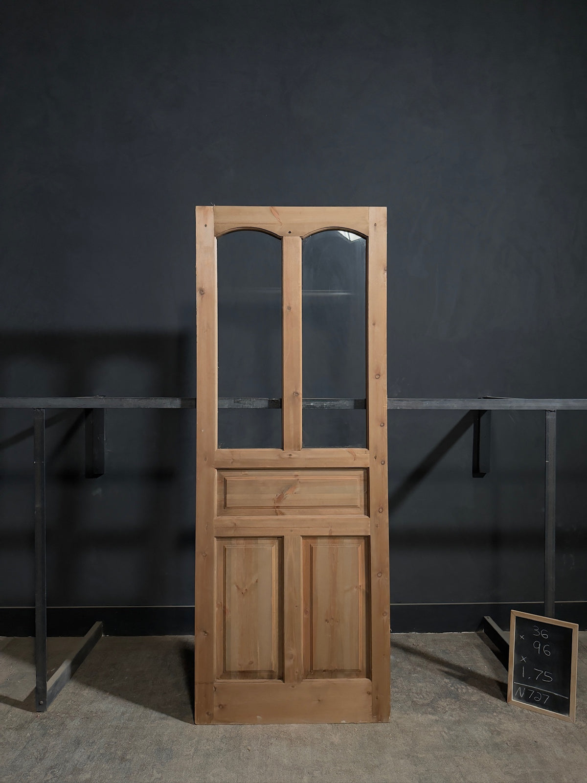 Handcrafted Glass 2 Lite Single Door - 36x96 - N727