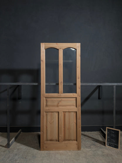 Handcrafted Glass 2 Lite Single Door - 36x96 - N727