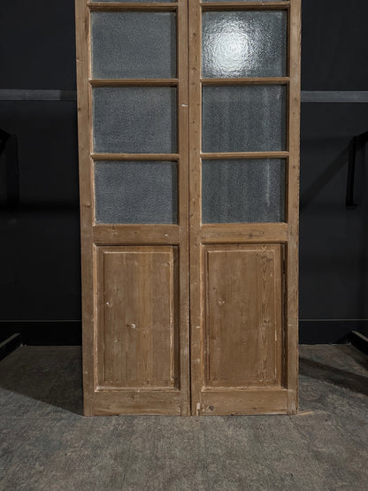 Antique Solid Double Doors - 39.75x88.75 - N327