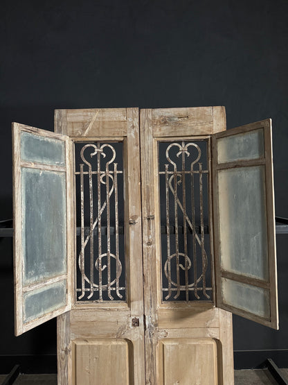 Antique Iron French Doors - 44x91 - N110