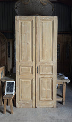 Antique 3 Panel French Doors - 45.25x102.5 - L581