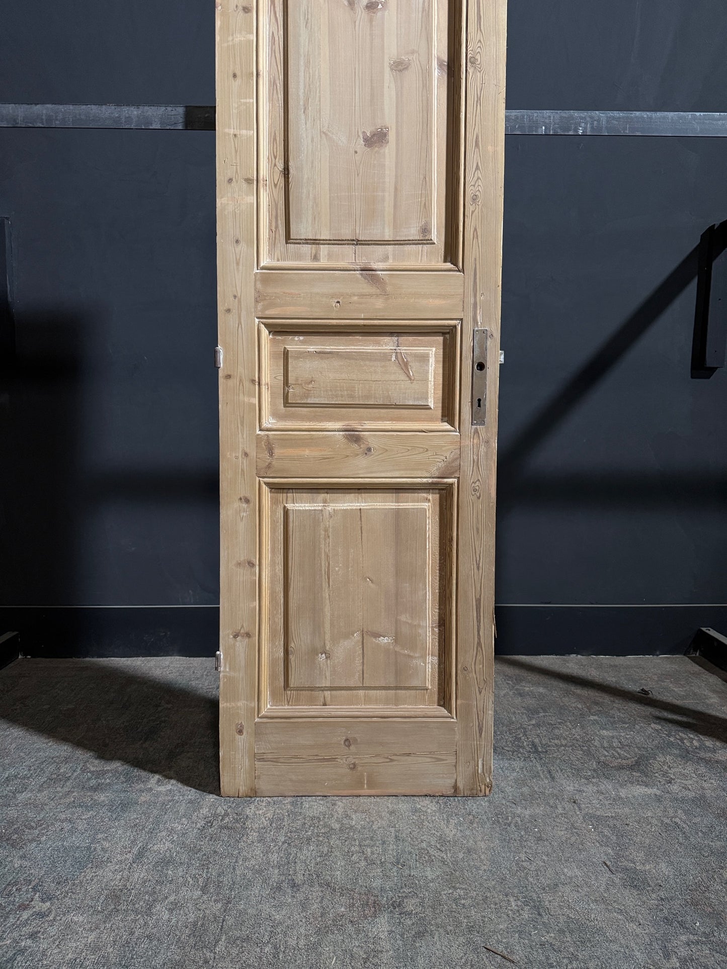 Antique 3 Panel Solid Single Door - 24x76.5 - N250