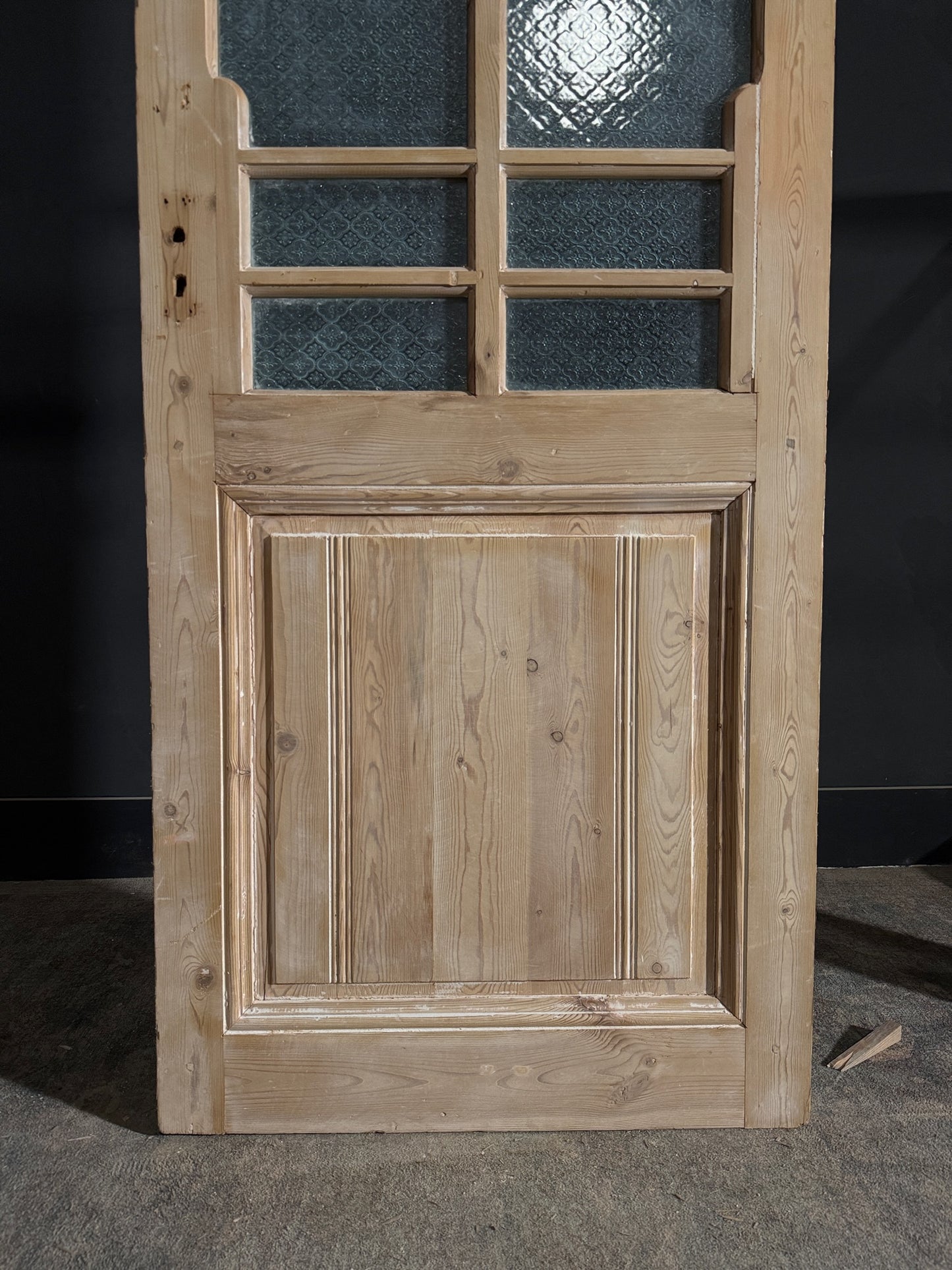 Antique Fluted 6 Lite Single Door - 32.25x77.75 - N428